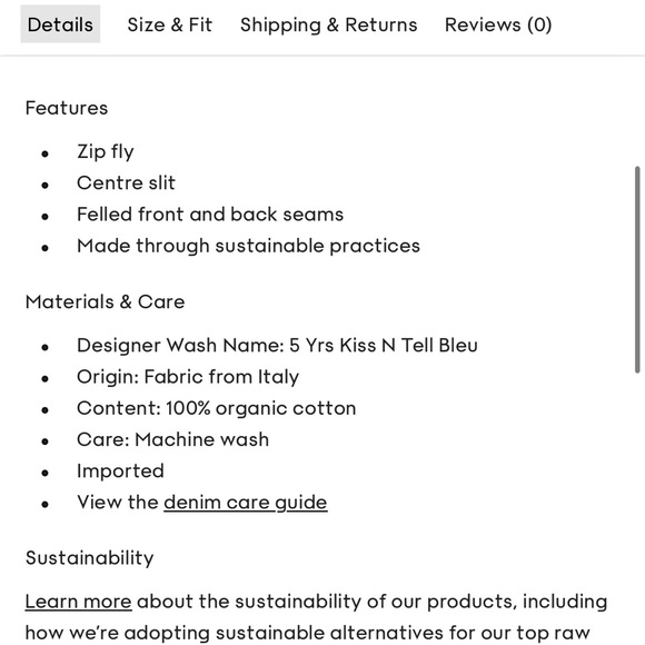 Denim Forum ‘90s pencil maxi denim skirt - Picture 7 of 10